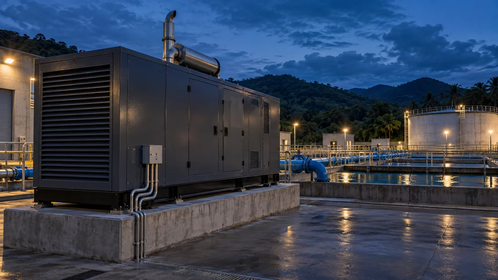 Imagen ilustrativa de generación industrial para infraestructura de agua